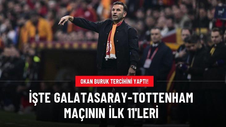 İşte Galatasaray-Tottenham maçının ilk 11’leri