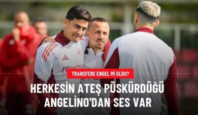 Herkesin ateş püskürdüğü Angelino’dan ses var