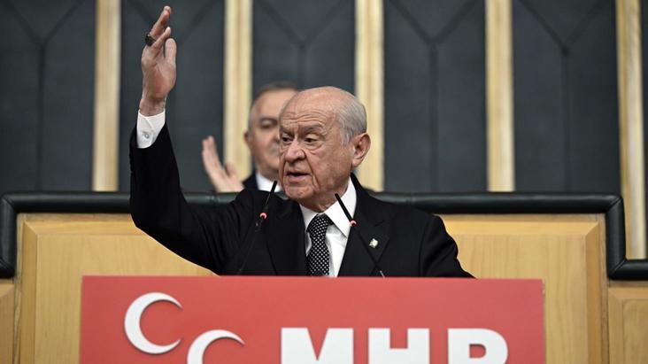 Bahçeli, Öcalan çağrısını geometri hesabı yaparak anlattı