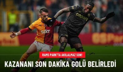 Kazananı son dakika golü belirledi