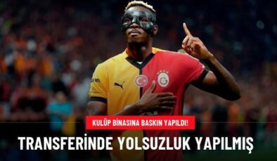 Transferinde yolsuzluk yapılmış