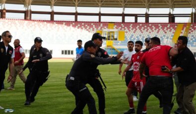 Son dakika atılan gol sonrası ortalık mahşer yerine döndü